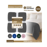 BLANKET SHERPA 127CM X 152CM ASSORTED COLOURS