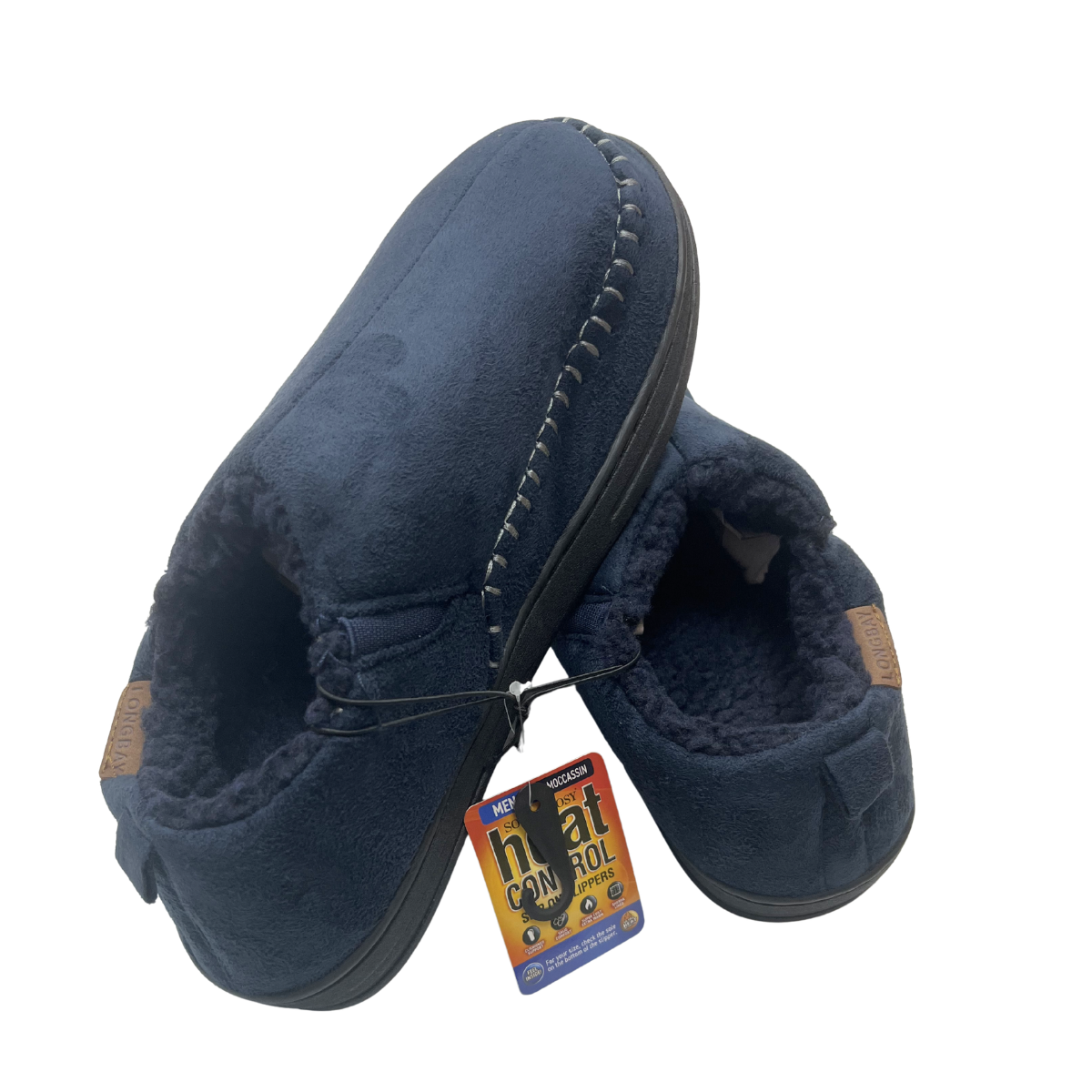 Slippers Premium Mens Slip On Moccasin Sherpa Lined