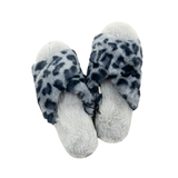 Slippers Womens Slip On Open Toe Animal Print