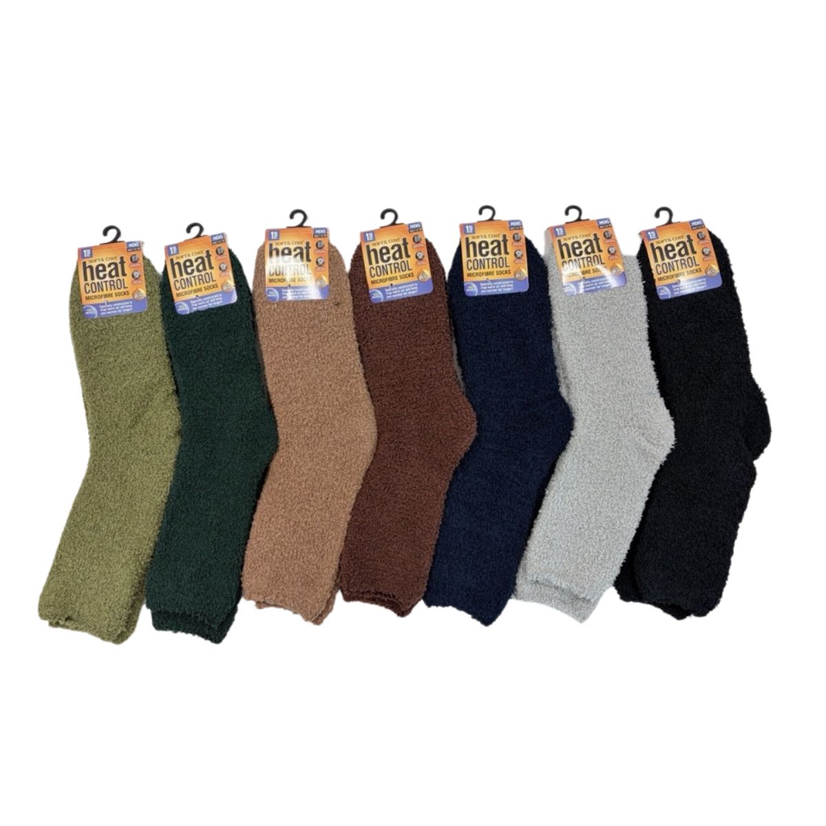 Men Plain Crew Socks NZ – Microfibre Soft