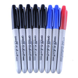 Permanent Markers 8pk – Black, Blue & Red