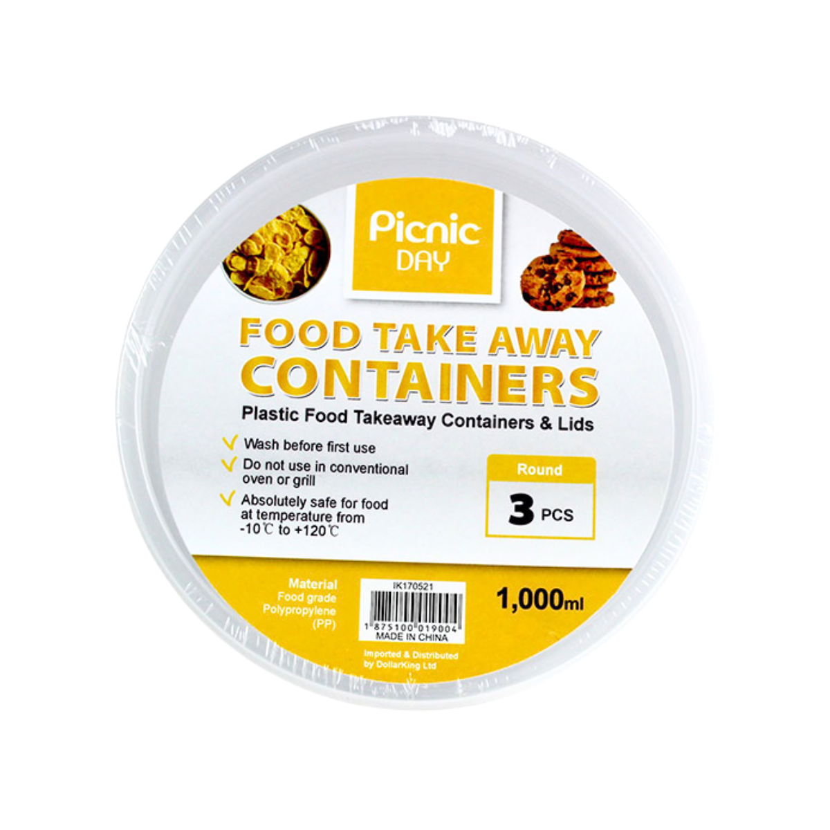 Plastic Food Storage Containers with Lids