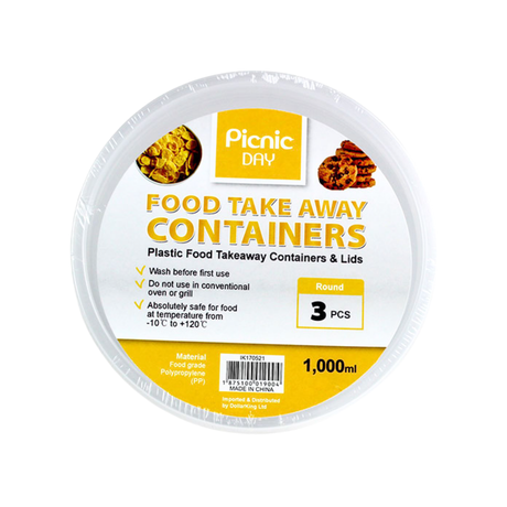 Plastic Food Storage Containers with Lids
