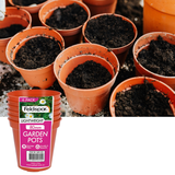 Plastic Planter Pots 8cm – 6 Pack