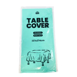 Plastic Table Cover - Light Green