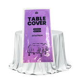 Plastic Table Cover -  Light Purple