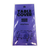 Plastic Table Cover -  Purple