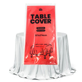 Plastic Table Cover - Red