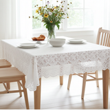 White Lace Table Cloth Size:140x200cm