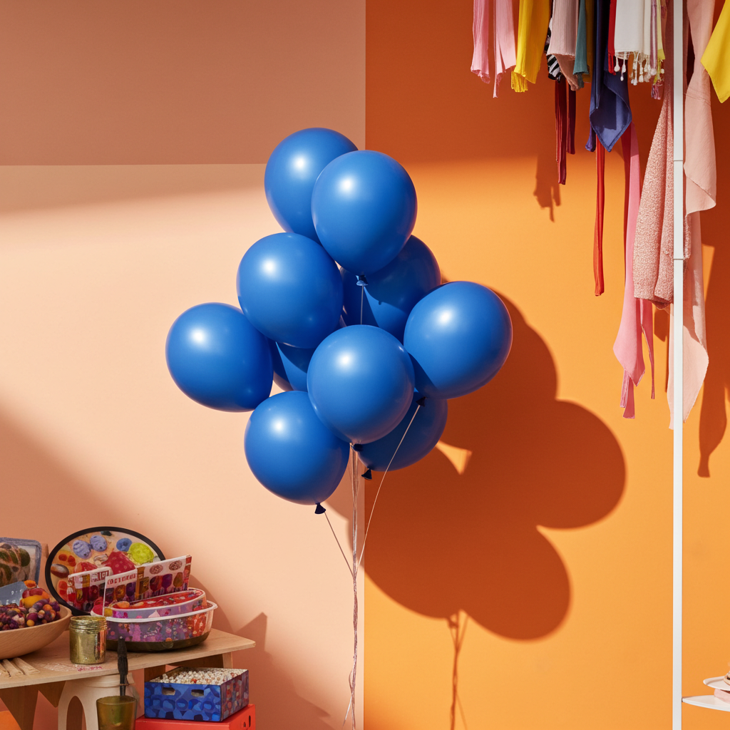Royal Blue Chrome Balloons – Metallic Party Decor