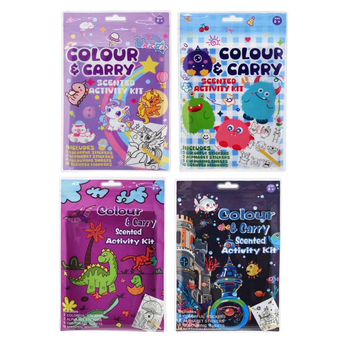 Colour Activity Kit with Stickers & Scented Markers