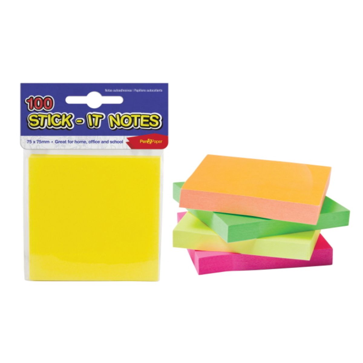 Sticky Notes Neon 100 Sheets