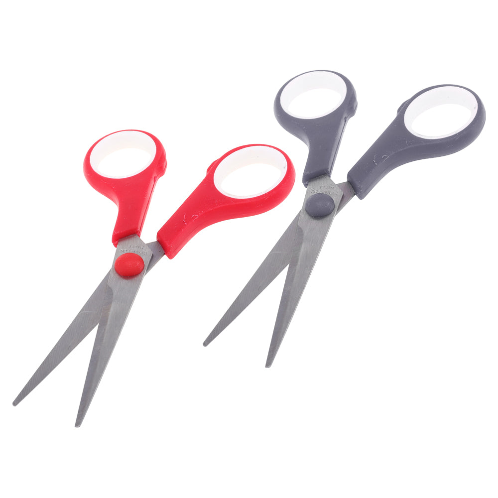 Scissors 14cm 2pk – Stainless Steel Easy Grip