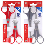 Scissors 14cm 2pk – Stainless Steel Easy Grip