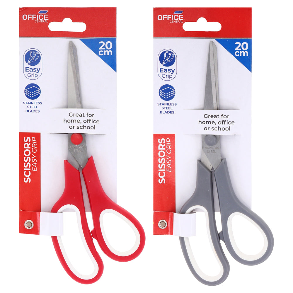Scissors 20cm Stainless Steel Easy Grip