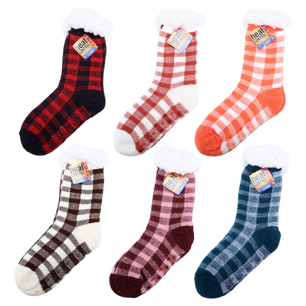 Sherpa Thermal Chequer Socks-1