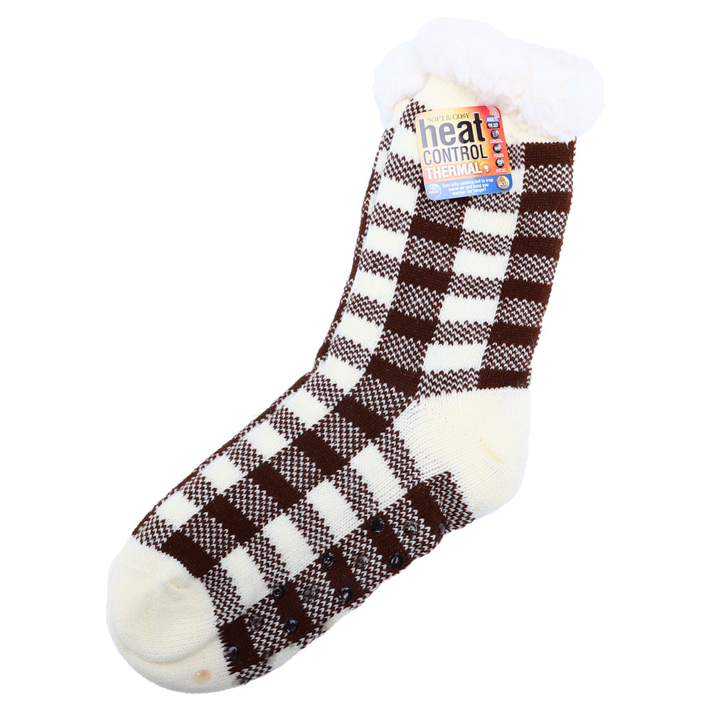 Sherpa Thermal Chequer Socks-1