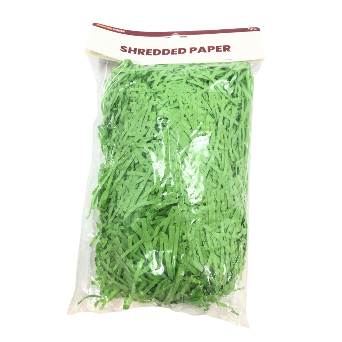 Green Shredded Paper Filler 50g #29
