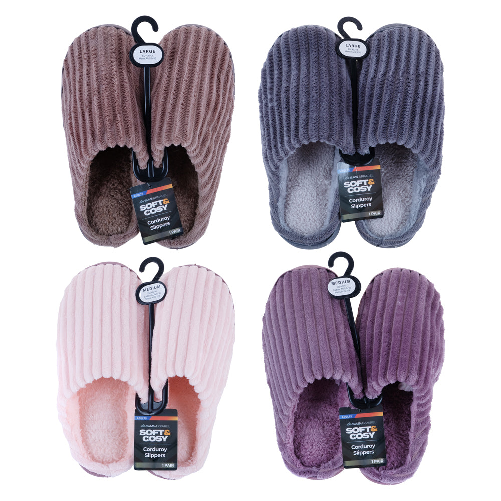 SlippersAdultsSlipOnCord