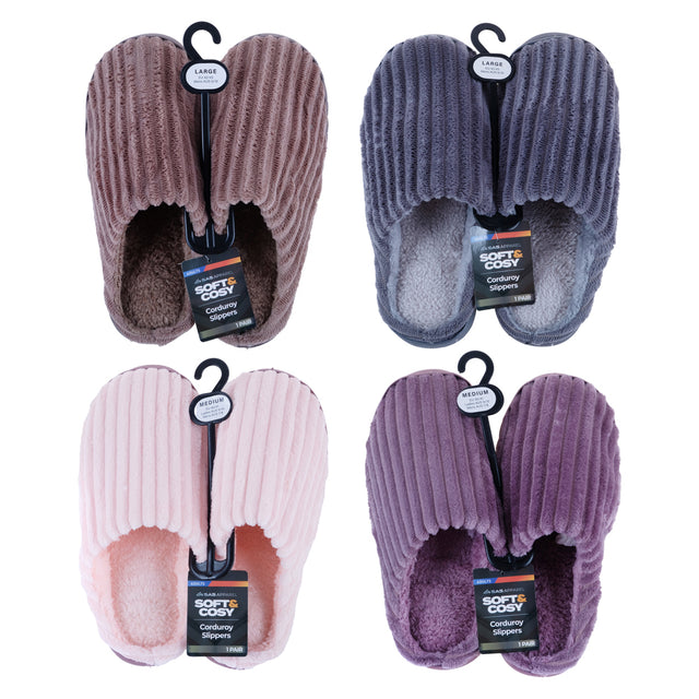 SlippersAdultsSlipOnCord