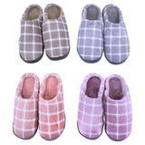 SlippersAdultsSlipOnGridPattern