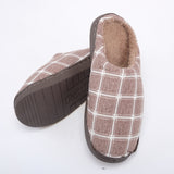 SlippersAdultsSlipOnGridPattern