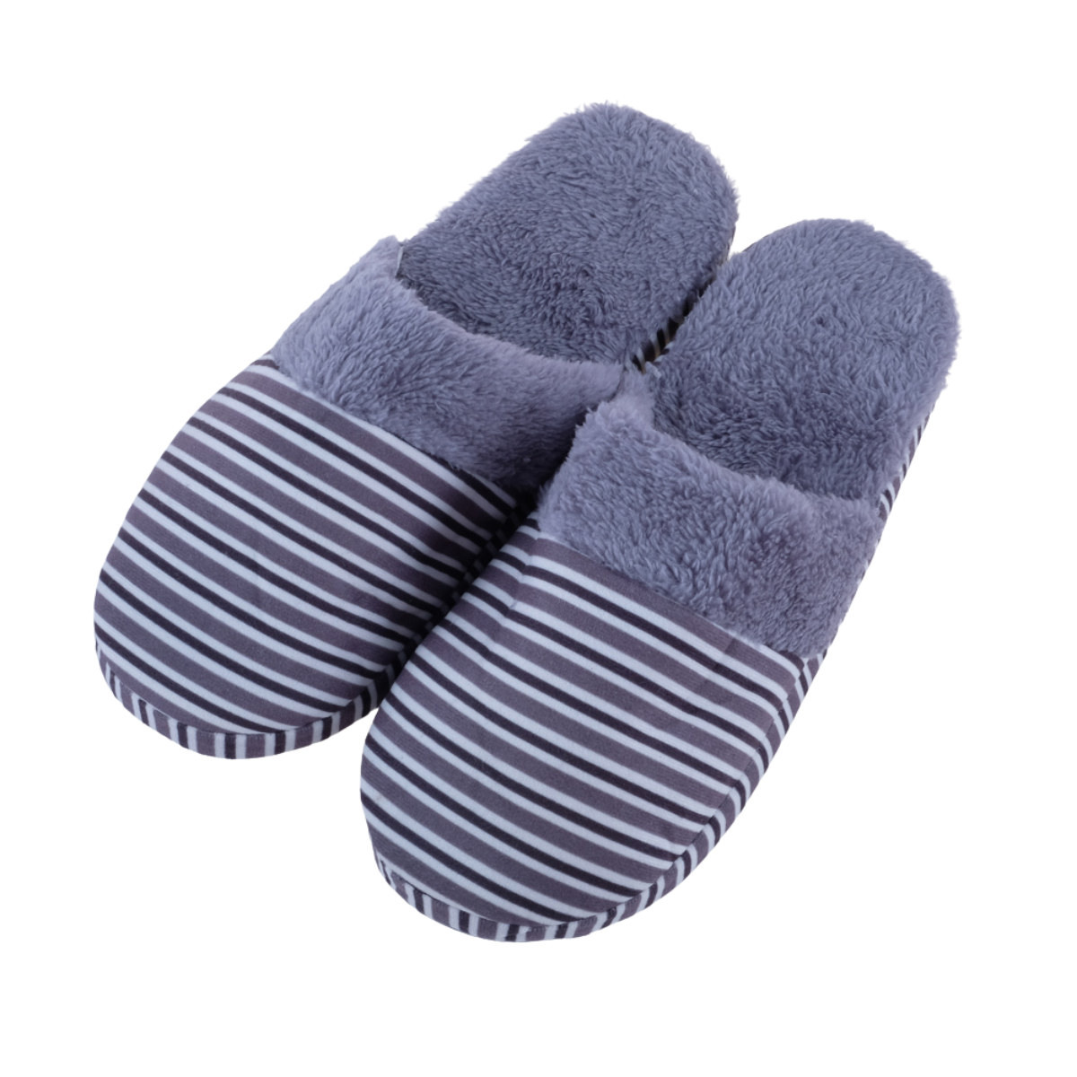 Slippers Adults Slip On Horizontal Stripe