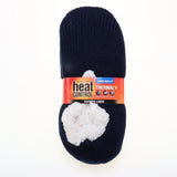 Womens Heat Control Slippers Footlet Sherpa Lined