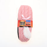 Womens Heat Control Slippers Footlet Sherpa Lined