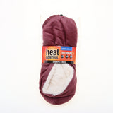 Womens Heat Control Slippers Footlet Sherpa Lined