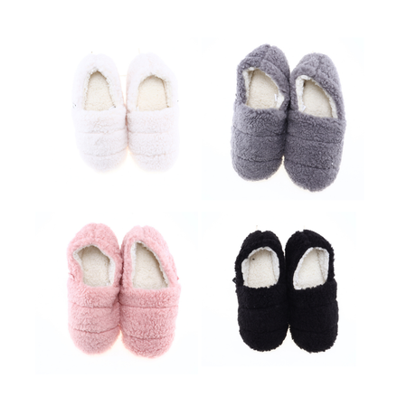Slippers Womens Slip On Full Back Sherpa