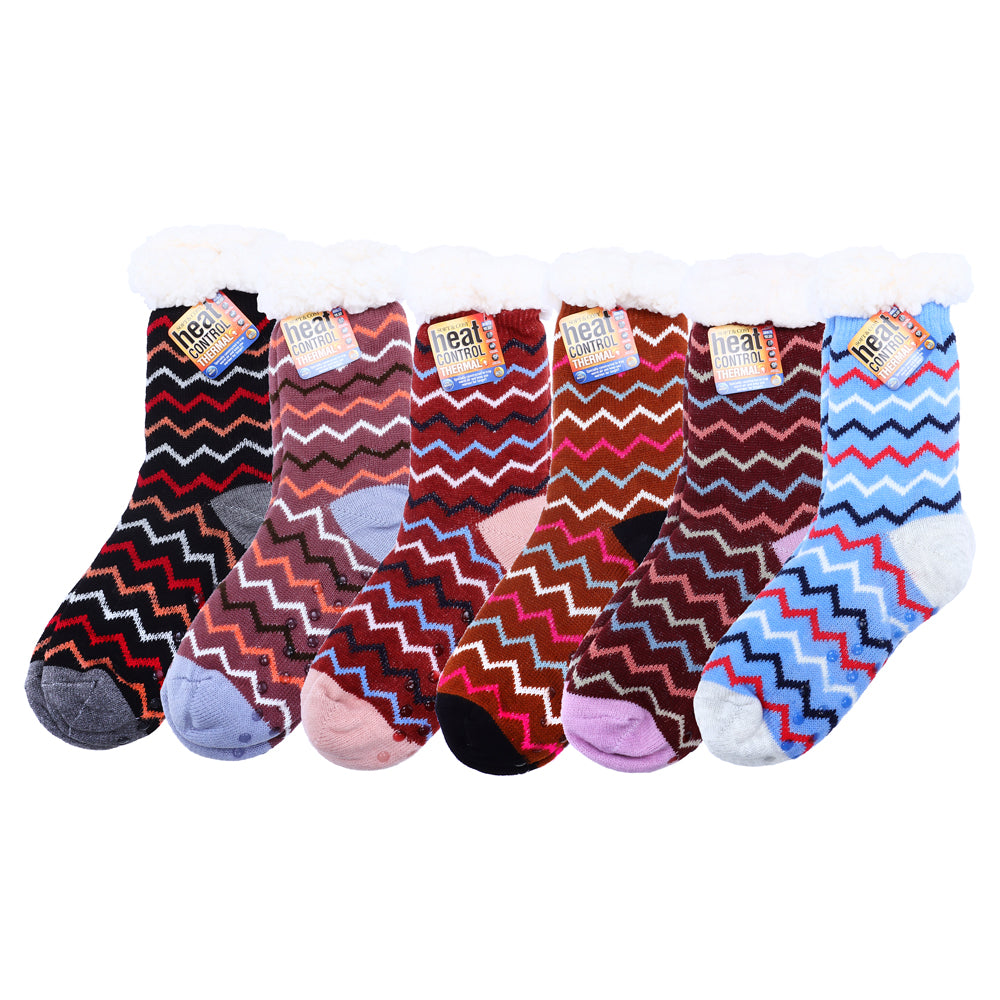 Sherpa Thermal Zig-Zag Socks NZ – Anti Slip Winter Crew