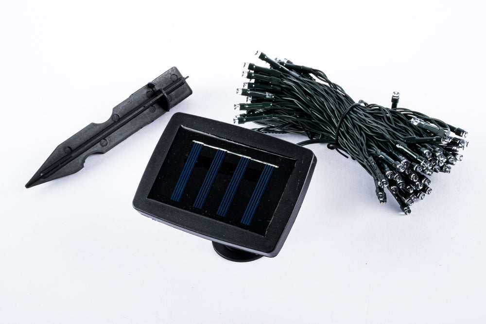 Solar Fairy Lights 7.5m 100 LED Cool White