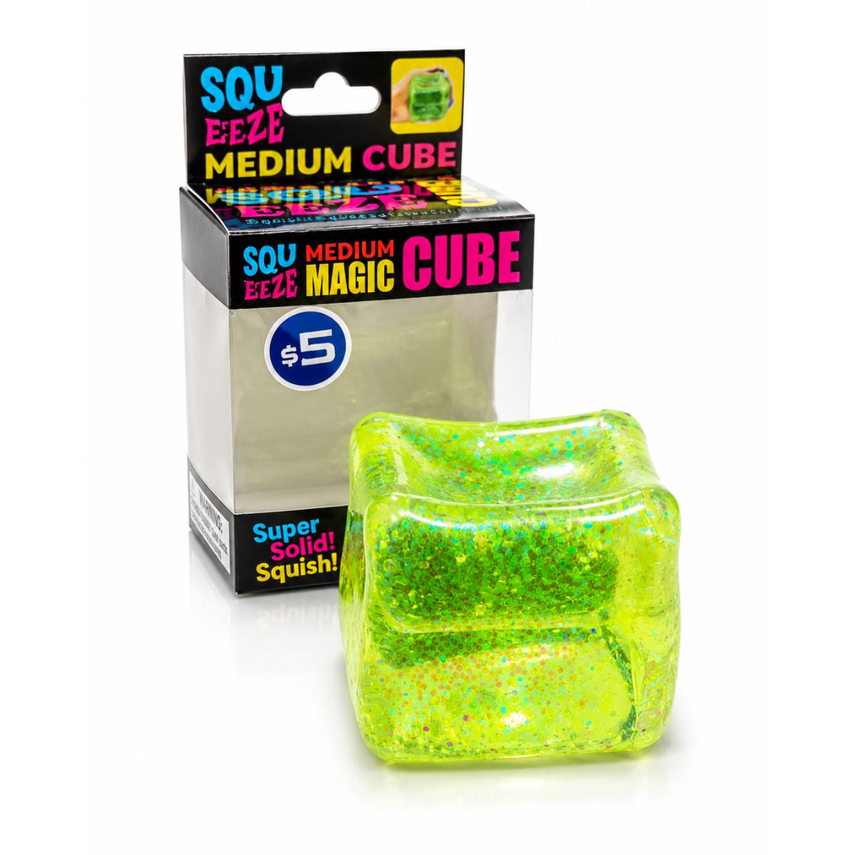 Squeeze Magic Cube – Medium Size Fidget Puzzle Toy (PDQ Boxed)