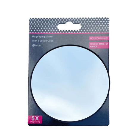 Suction Cup Mirror 14cm – Bathroom & Travel Use
