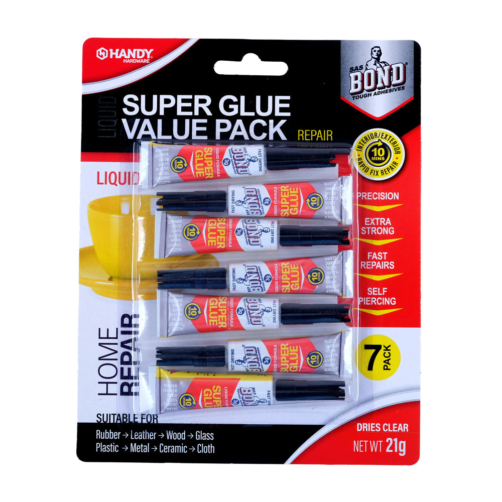 Super Glue 7pk – Clear Dry
