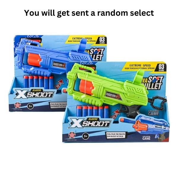 7pce Gun with EVA Soft Bullets 25cm