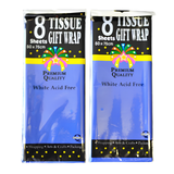 Tissue Paper Pack 8 Sheets-BLUE