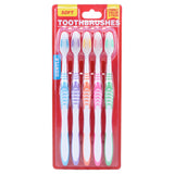 Toothbrush Soft 5pk – Curved Handle