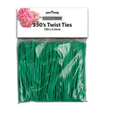Twist Ties 100x2.5mm x350's