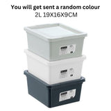 ESSENTIALS STACKABLE TUB 2L 19X16X9CM