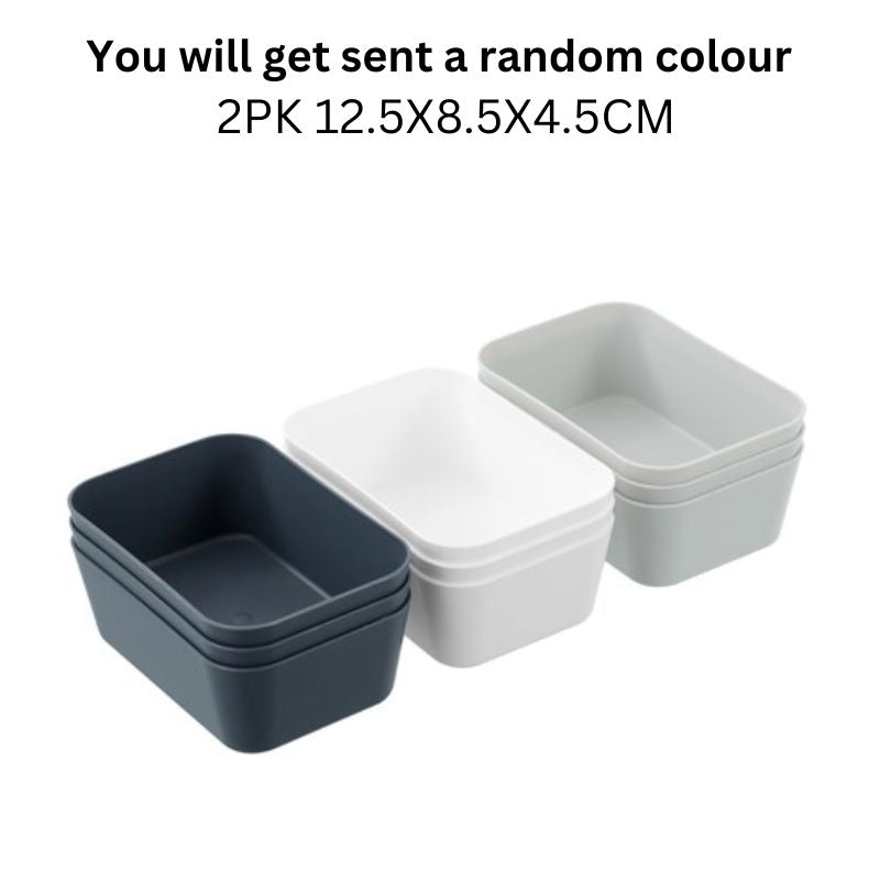 ESSENTIALS SORT TRAY 3PK 12.5X8.5X4.5CM