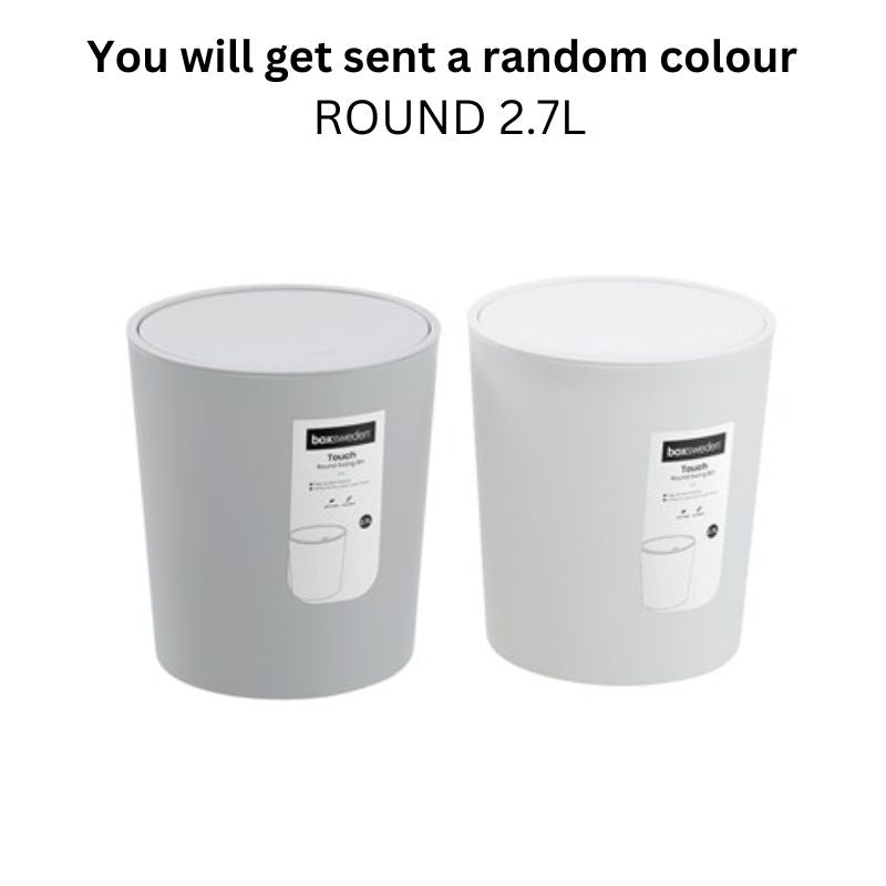 TOUCH SWING BIN ROUND 2.7L2 ASSTD