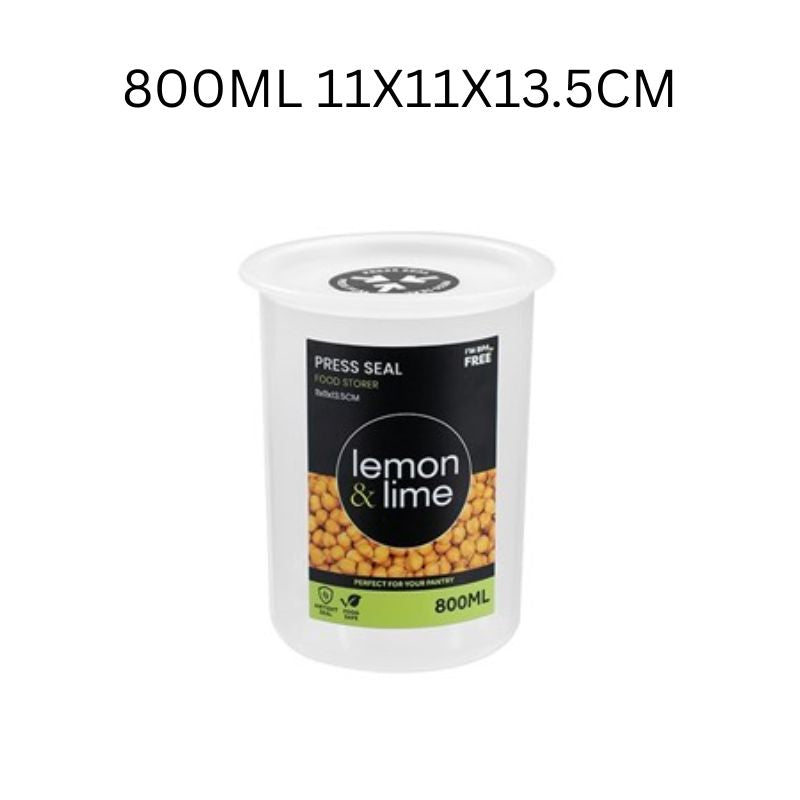 PRESS SEAL FOOD STORER 800ML11X11X13.5CM