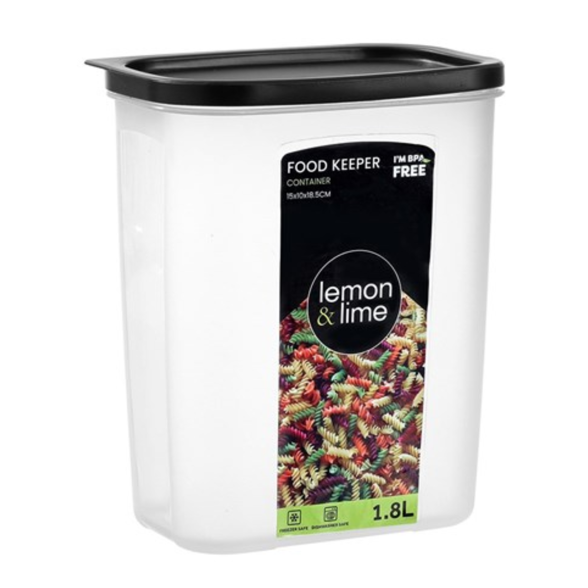 Rectangular Food Keeper Container – 1.8L, 15 x 10 x 18.3cm