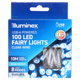 USB Fairy Lights 10m 100 LED Blue