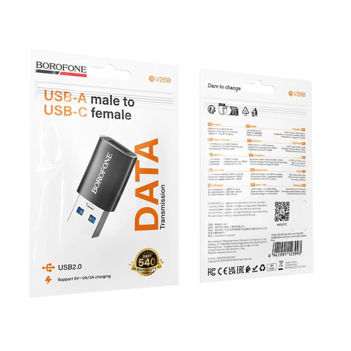 USB male to Type-C female USB 3.0 adapter converter