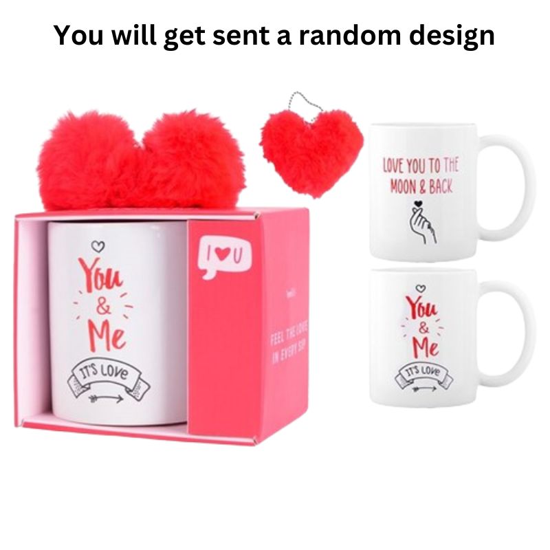 1Pc Love Coffee Mug & Heart Plushie