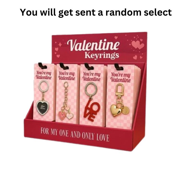 1Pc 4 Asst Love Keyring