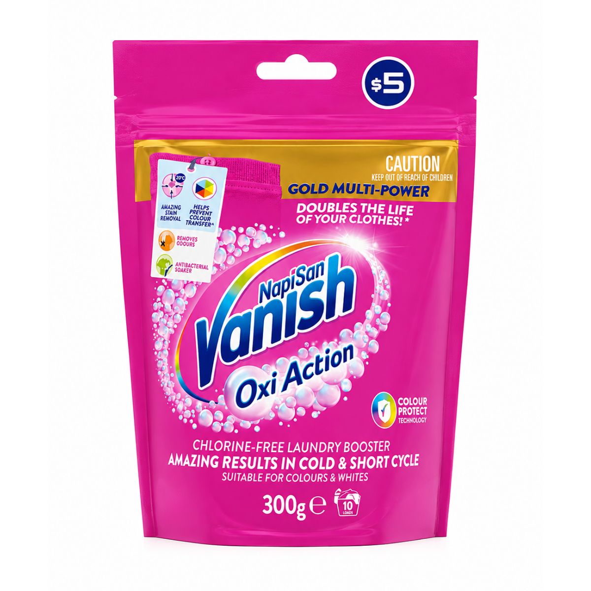 Vanish Gold Multi Power Stain Remover & Laundry Booster Powder 300g